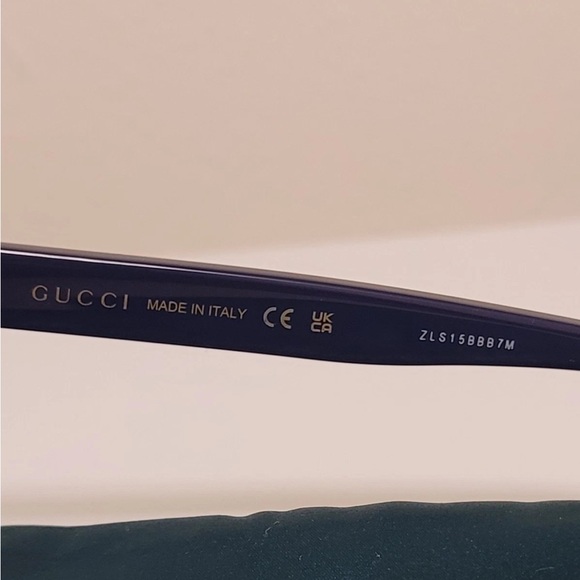Authentic Gucci Women's Blue Sunglasses comes with coa . Brand new - Picture 8 of 14